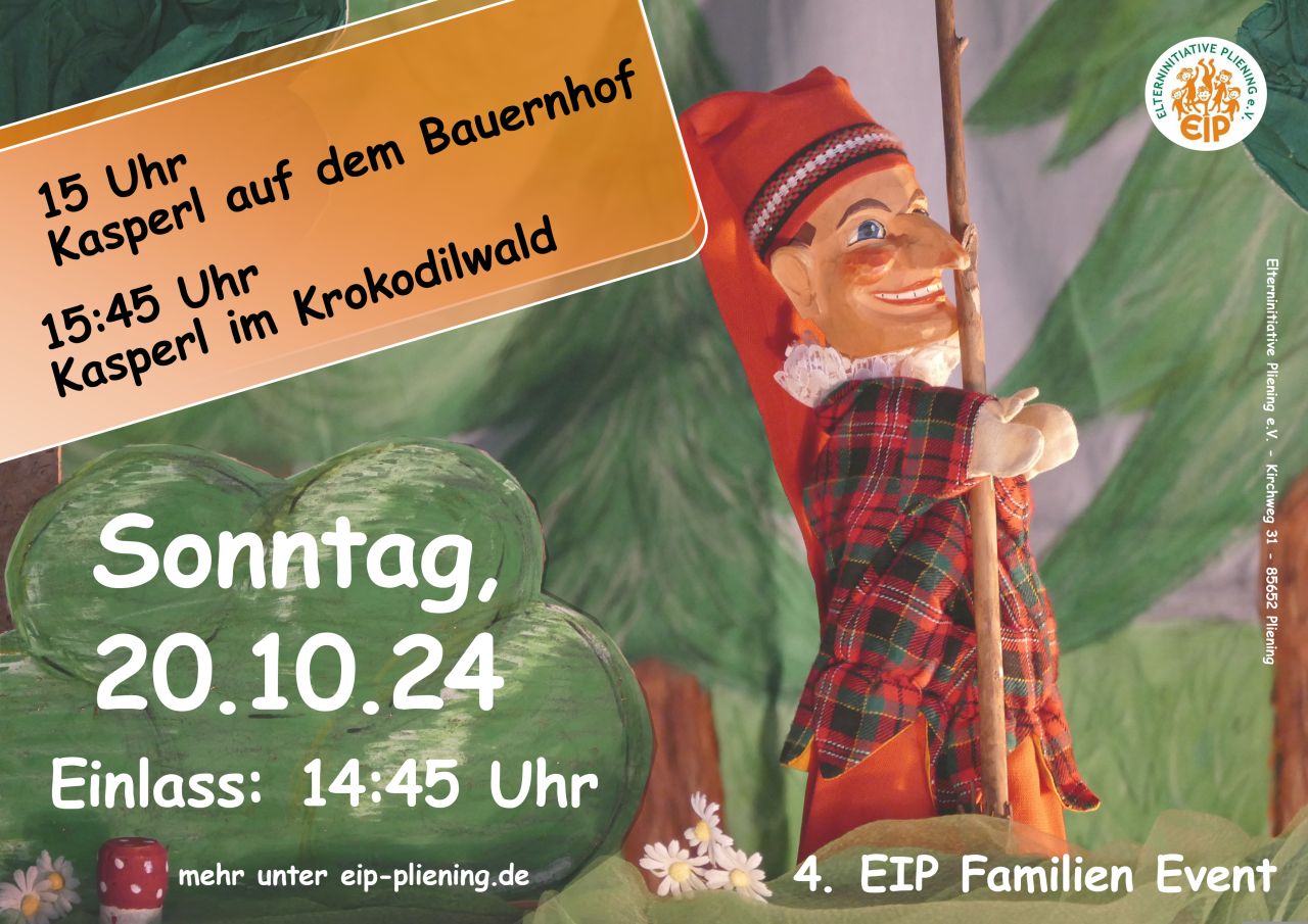 EIP Familie Event 20241020 Kasperle Aushang mittel